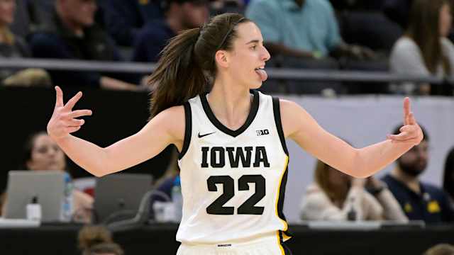 Iowa Hawkeyes guard Caitlin Clark.